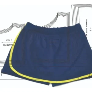 Molde de costura short saia infantil para imprimir em PDF moldes de roupa infantil formato A4 e grafica