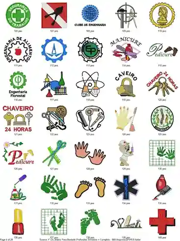 Matrizes Bordado Personalizado: 10 Temas para Enxovais e Toalhas