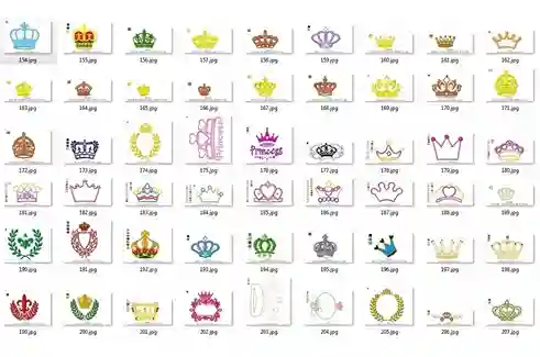 Matrizes de bordado coroas e ramos personalizado para comprar em pes dst jef e exp para bordar enxoval de bebe e toalhas