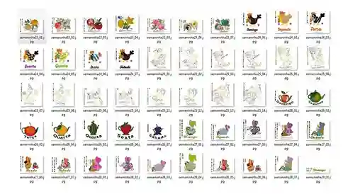 Matrizes de bordado semaninha culinaria para comprar arquivo pes jef dst exp para atelie de bordado e utilidades domesticas