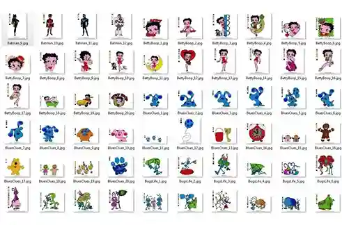Matrizes de bordado encanto disney e herois para comprar arquivo pes jef dst exp para atelie de bordado e confecção