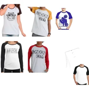 Molde de costura camiseta raglan manga longa e curta para imprimir em PDF moldes de roupa esportiva e casual formato A4 e grafica