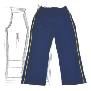 Molde de costura calca infantil uniforme escolar para imprimir em PDF moldes de roupa infantil formato A4 e grafica