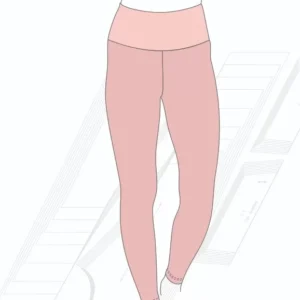 Molde de costura calca legging cos alto infantil para imprimir em PDF moldes de roupa infantil formato A4 e grafica