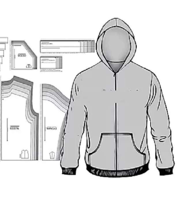 Modelagem Roupa Masculino: 10 Moldes Digitais para Costura em Pdf