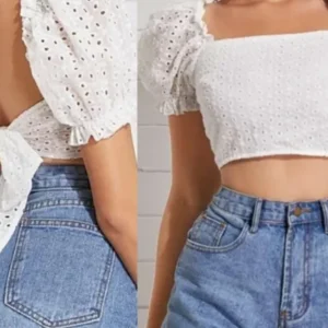 Molde de costura cropped manga princesa bufante para imprimir em PDF moldes de roupa feminina formato A4 e grafica