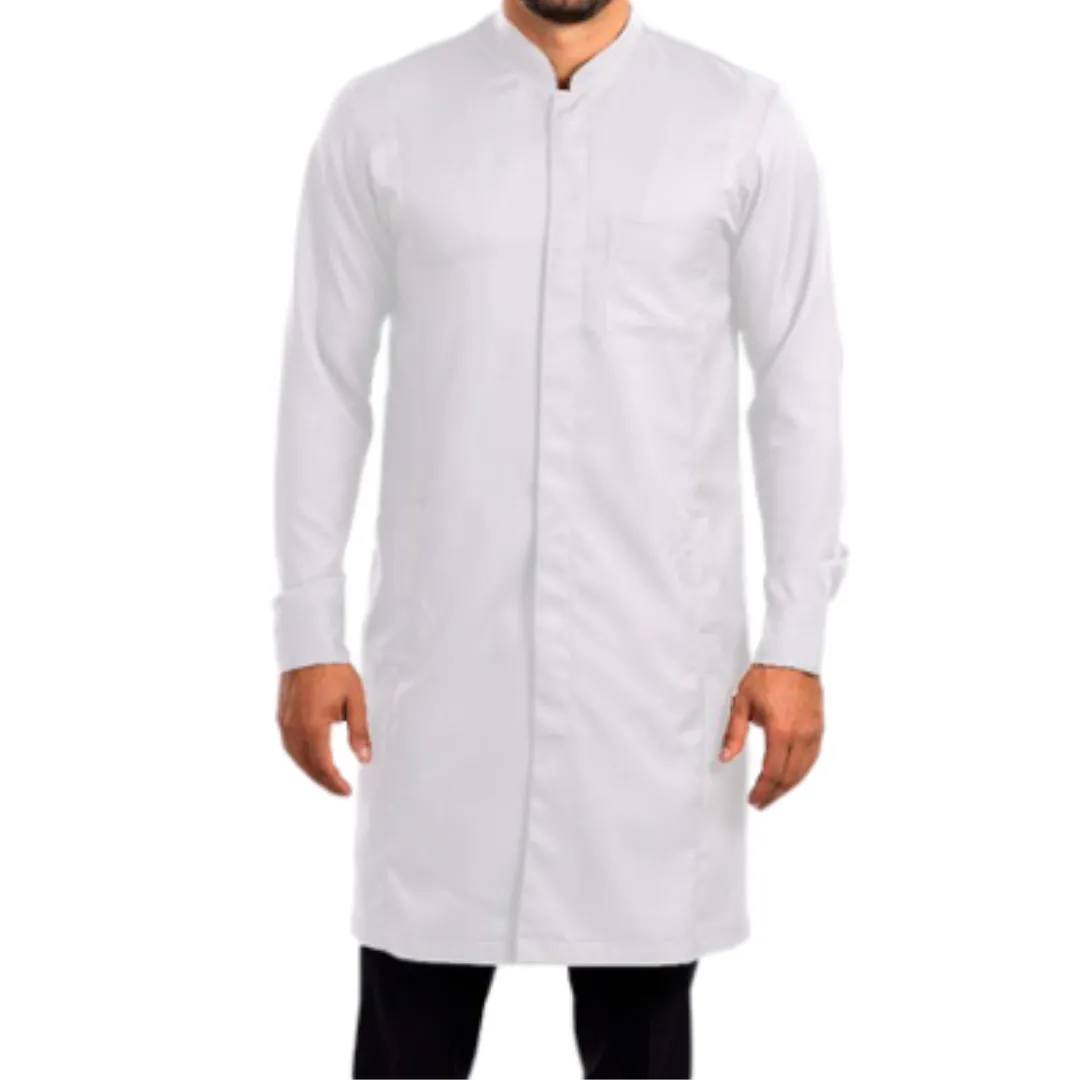 Molde de costura jaleco gola padre masculino para imprimir em PDF moldes de roupa masculina formato A4 e grafica