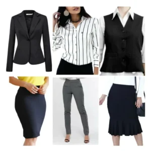 Molde de costura conjunto saia calca camisa colete social feminino para imprimir em PDF moldes de roupa feminina alfaiataria formato A4 e grafica