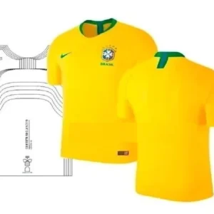 Molde de costura camisa da selecao brasileira para imprimir em PDF moldes de roupa esportiva formato A4 e grafica