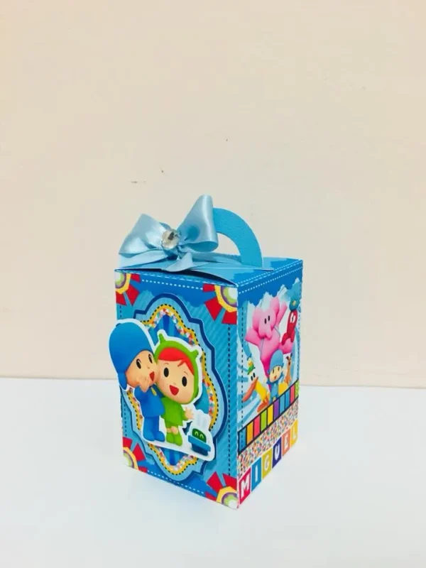 Moldes de caixinhas personalizadas do Pocoyo para Silhouette Studio.
