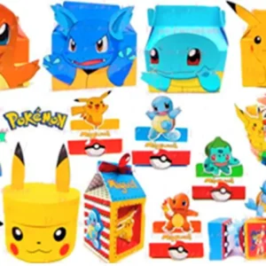 Caixinha de decoracao do Pokemon em arquivo de corte para Silhouette Studio.
