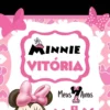 Convite de aniversario da Minnie Baby editavel no Canva em formato de video animado.