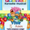 Convite de aniversario do Pocoyo editavel no Canva em formato de video animado.