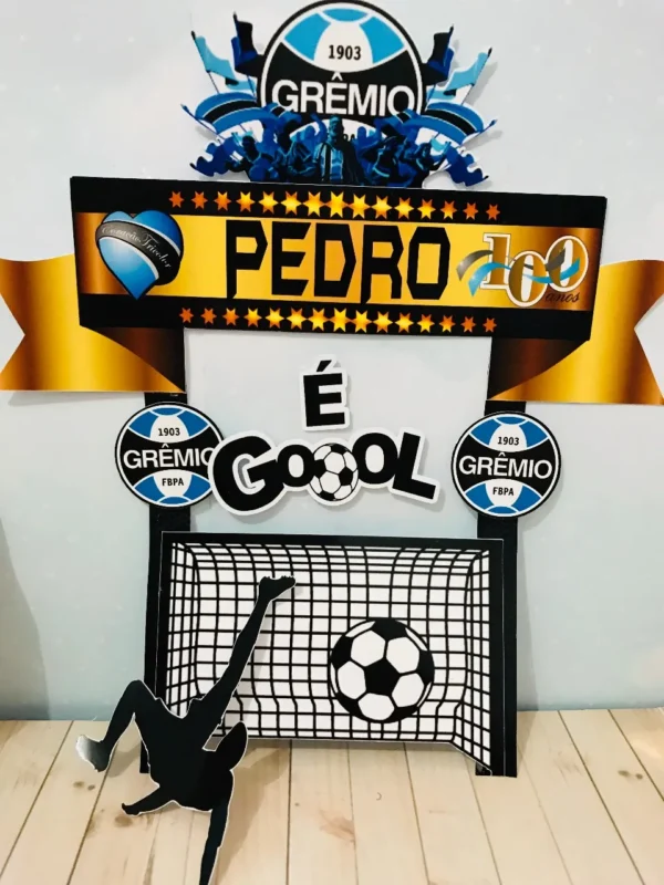 Kit de papelaria personalizada do Grêmio em arquivos digitais Studio e PDF.